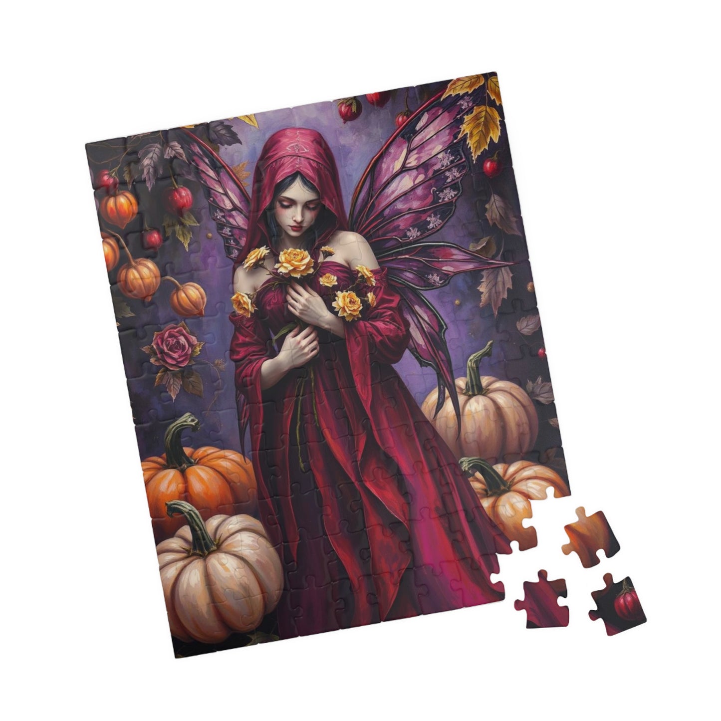 Withering Garden Fairy Jigsaw Puzzle, 110-1014 Piece Autumn Mythical Game for Family Activity, Puzzle Lover Gift, Halloween, Fantasy Art Puzzle The Puzzle Chest