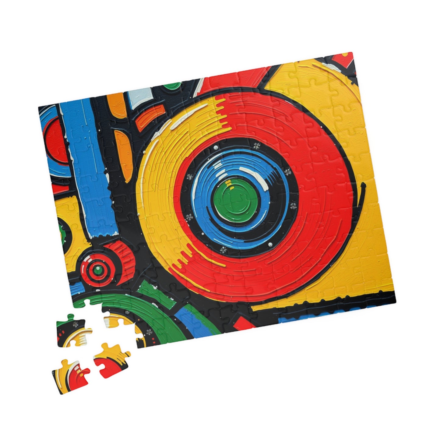 Colorful Abstract Jigsaw Puzzle, 110, 252, 520, 1014-piece, Mindful Fun, Art Lover Gift, Family Activity, Game Night Essential, Brain Teaser Puzzle The Puzzle Chest