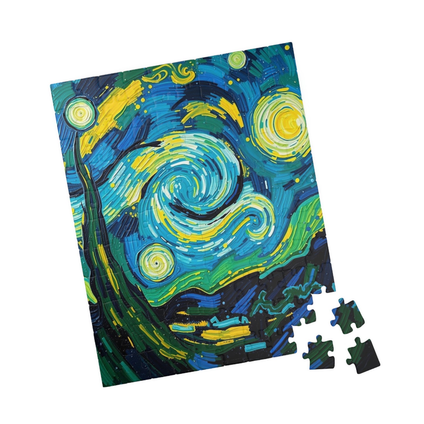 Starry Night Abstract Art Jigsaw Puzzle Puzzle The Puzzle Chest
