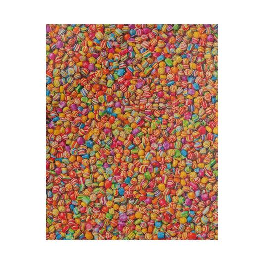Candy Lovers Collage Jigsaw Puzzle - Bright Overlapping Sweet Treats for a Fun Food Puzzle Puzzle The Puzzle Chest