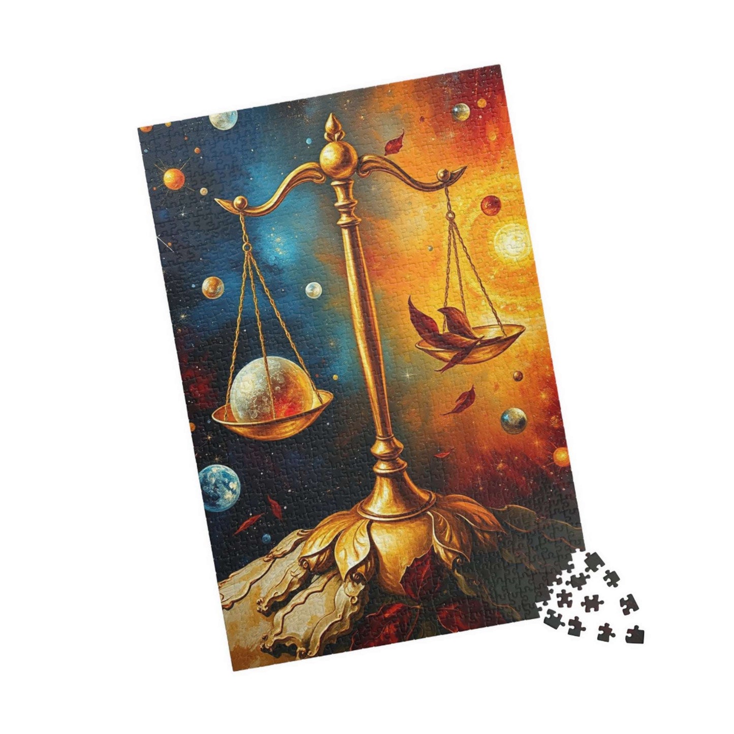 Celestial Balance Puzzle | Libra Zodiac Sign Jigsaw Game | Astrology Inspired | Friend Mindfulness Gift | Fun Family Activity | Brain Teaser Puzzle The Puzzle Chest