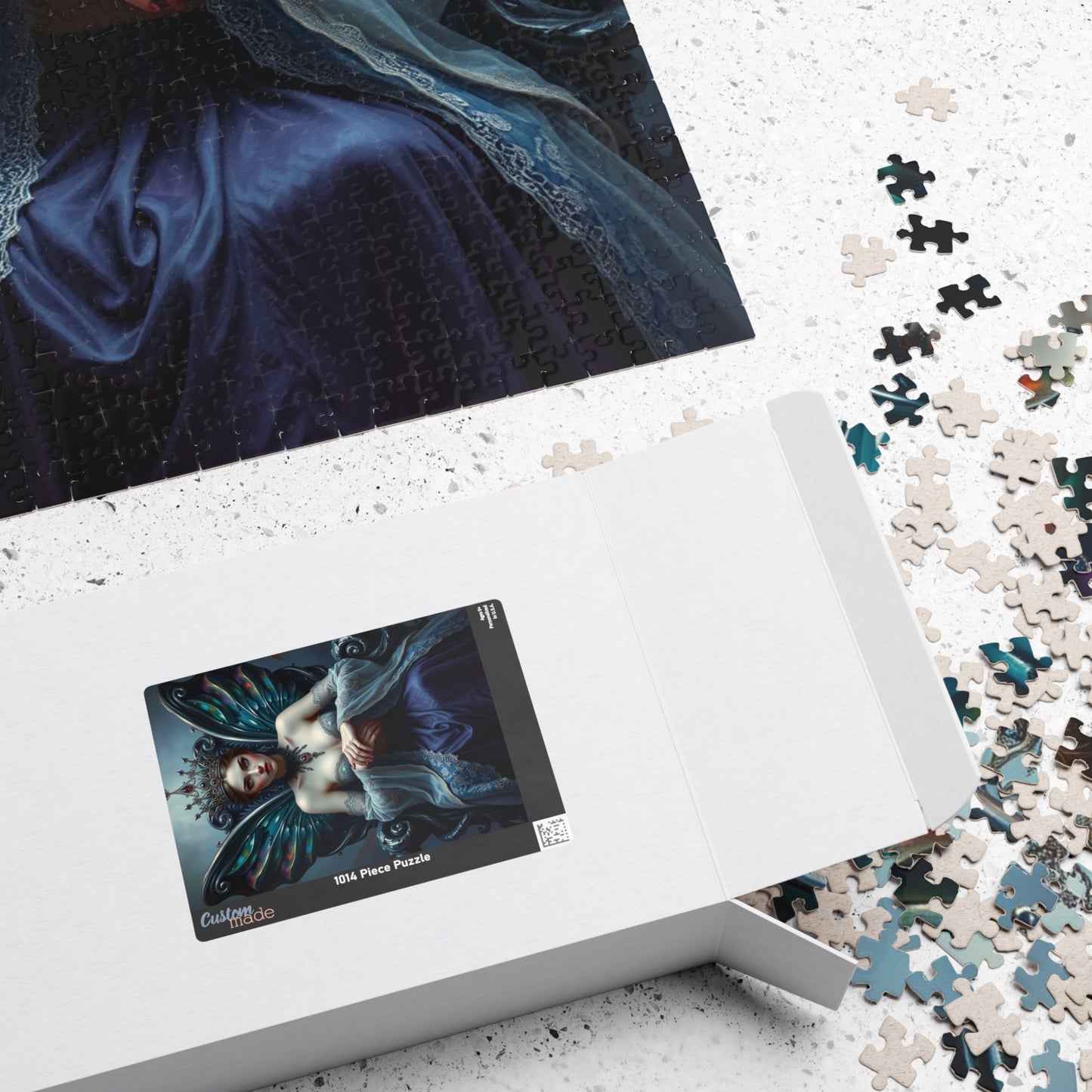 Gothic Fairy Queen Jigsaw Puzzle, Mystical Dark Fantasy Tabletop Game 110-1014 Pieces for Adult Puzzle Lovers, Halloween Holiday Gift Idea Puzzle The Puzzle Chest