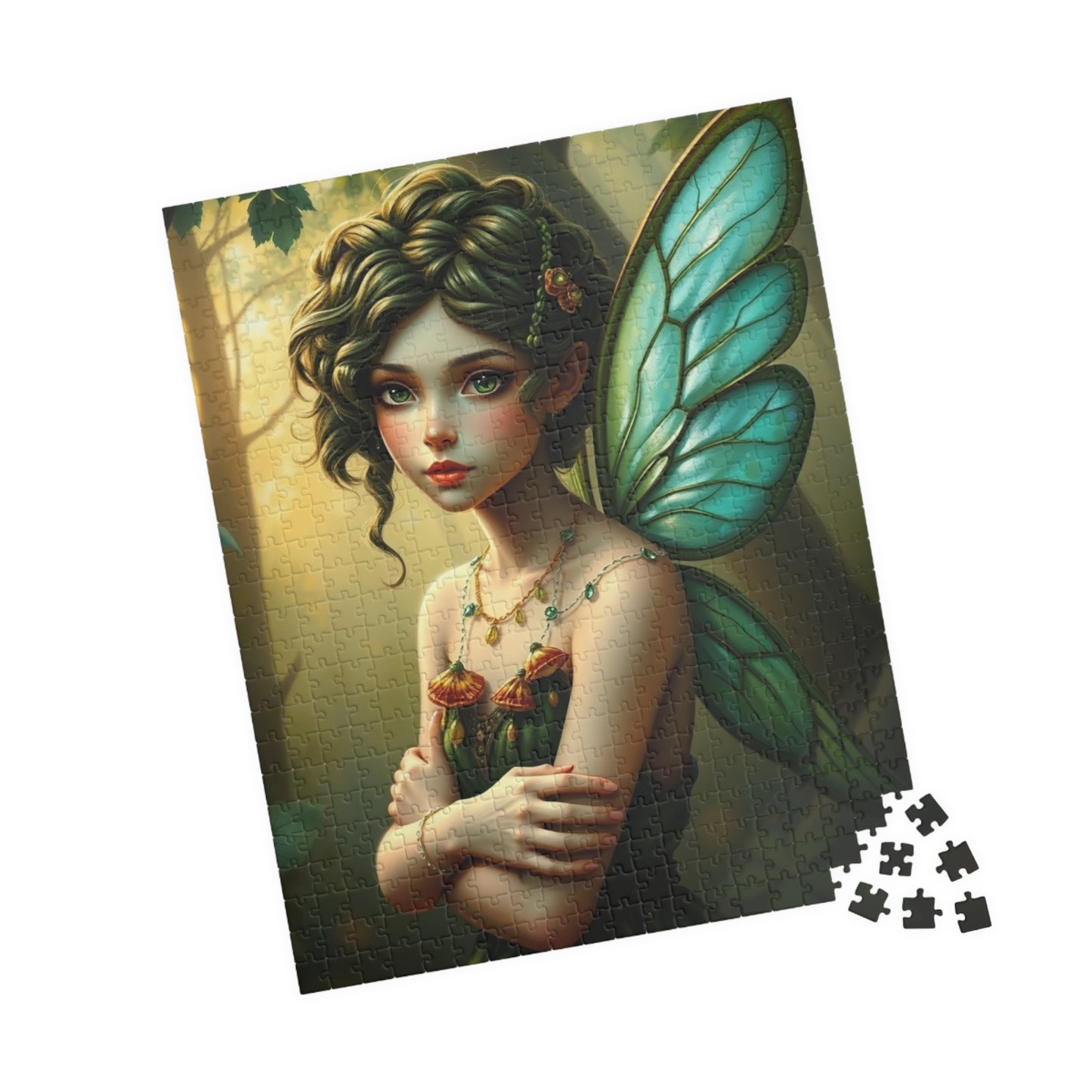 Fairy Enchantment Puzzle, Jigsaw Puzzle for Adults, Unique Fantasy Gift for Puzzle Lovers, Home Entertainment, Family Activity or Solo Fun