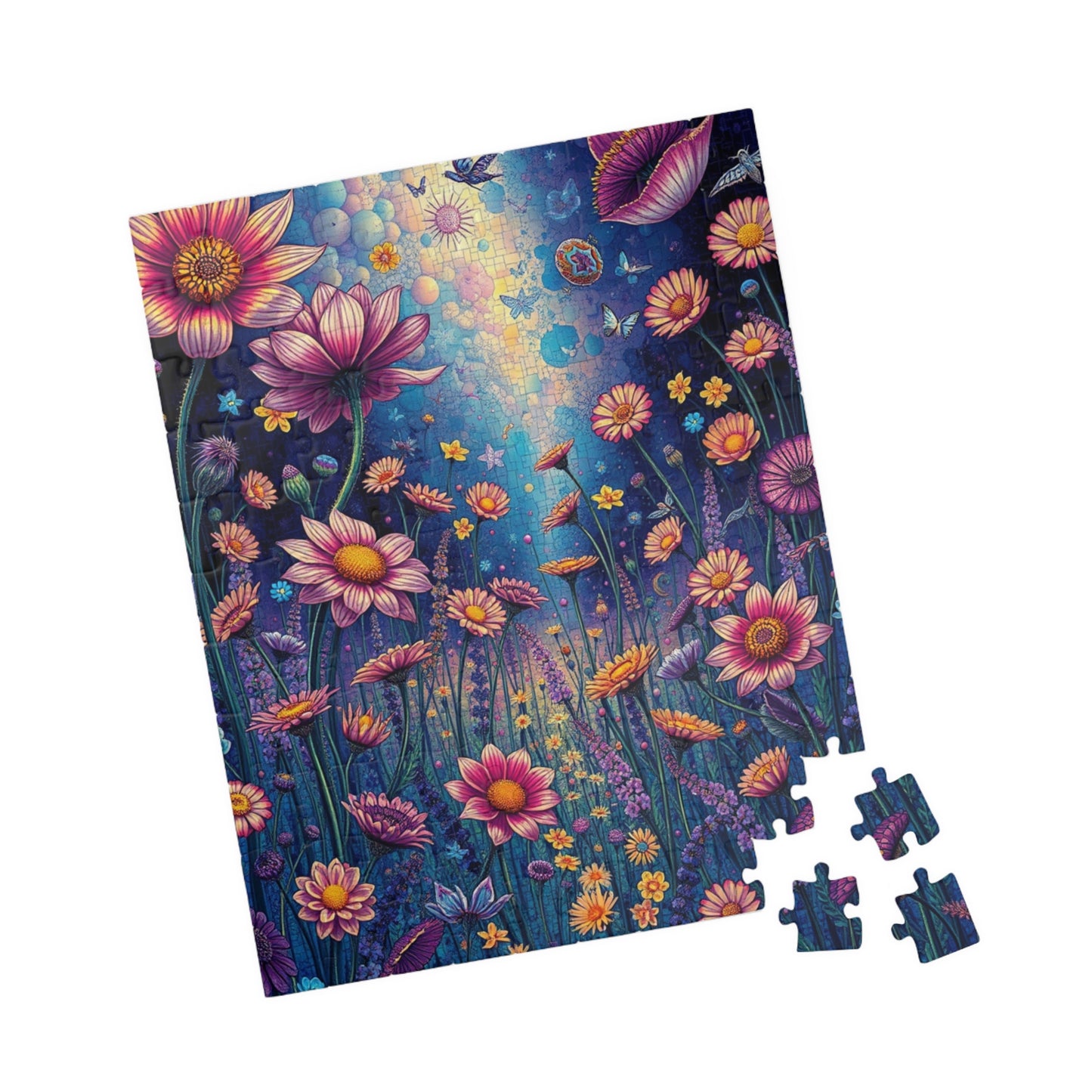 Floral Serenity Puzzle - 110 to 1014 Pieces, Perfect for Family Game Night, Gift for Nature Lovers, Mindful Relaxation, Home Entertainment Puzzle The Puzzle Chest