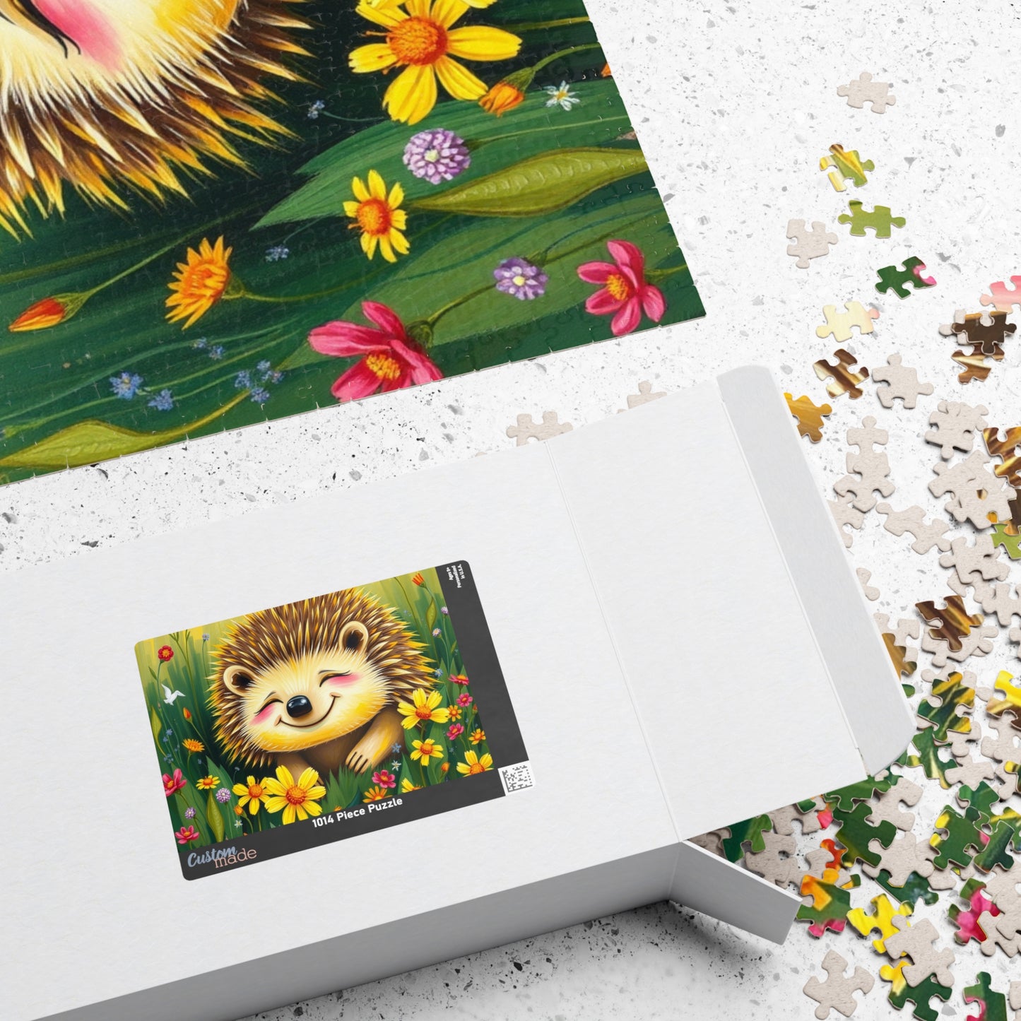 Adorable Hedgehog Jigsaw Puzzle | Mindfulness Activity, Perfect Gift for Animal Lovers, Family Fun Activity, Brain Teaser Puzzle The Puzzle Chest
