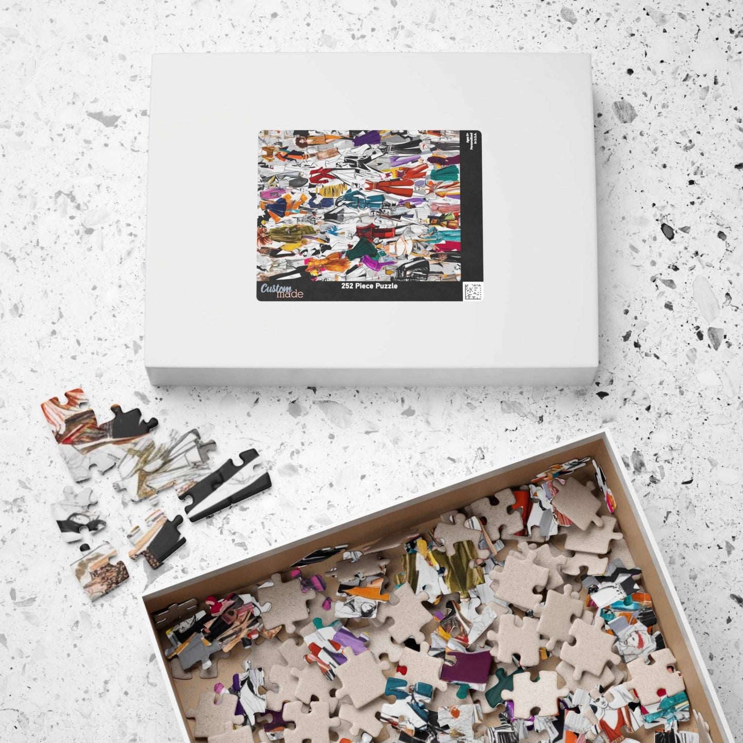Fashion Illustration Collage Puzzle, Artistic Jigsaw for Fashion Lovers, Gift for Designers, Creative Activity, 110-1014 Piece Puzzle The Puzzle Chest