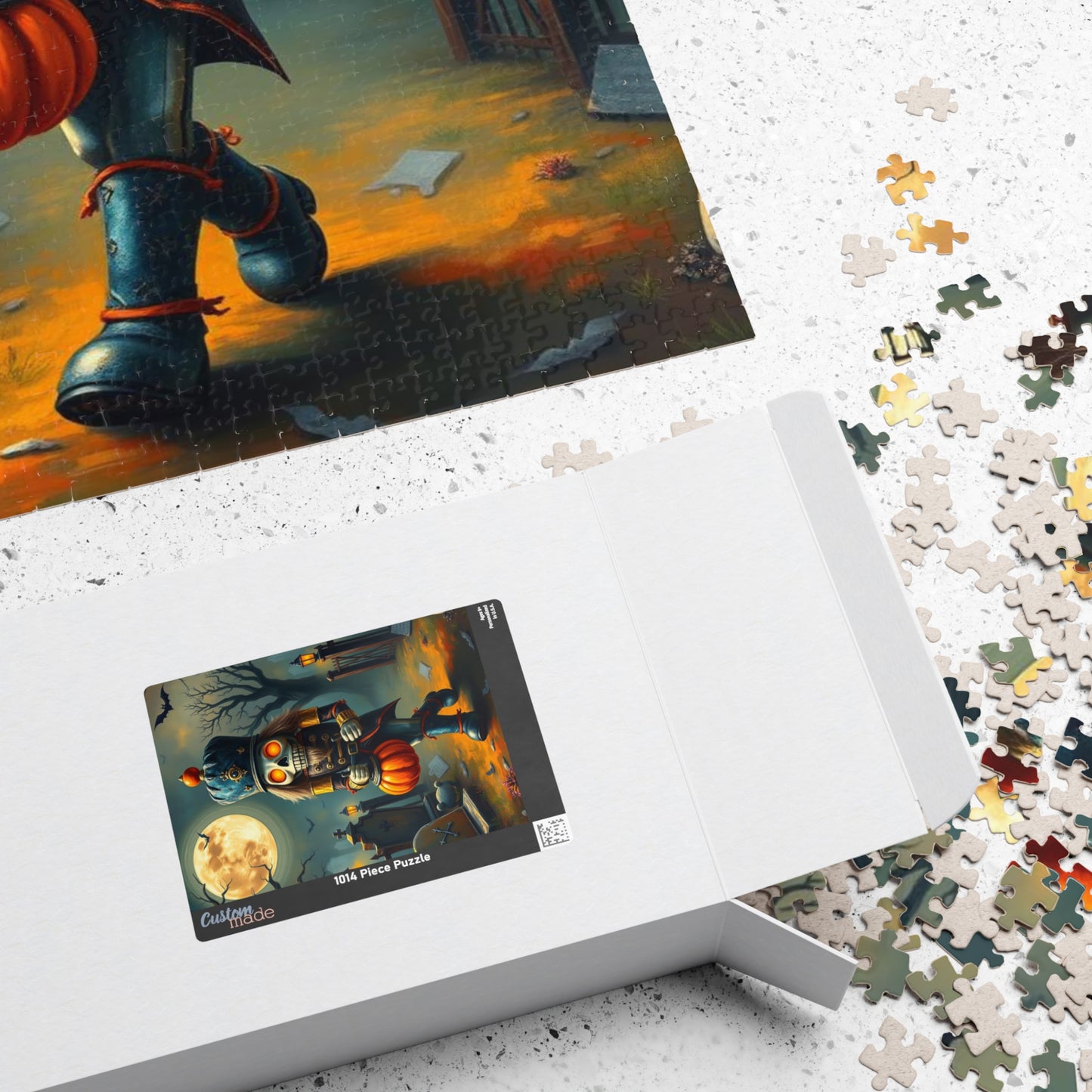 Nutcracker Midnight March - Spooky Halloween Puzzle, 110, 252, 520, 1014-piece Jigsaw Fun Family Activity, Holiday Birthday Gift for Friend