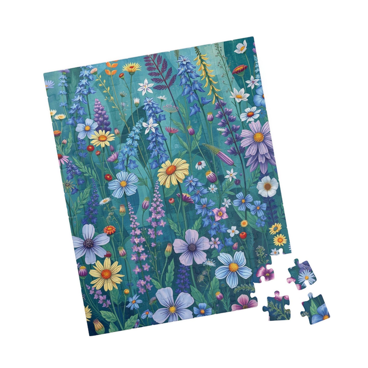 Floral Jigsaw Puzzle | Fun Activity for Adults, Family Game, Flower Lover Gift for Friends Holiday or Birthday, Jigsaw Challenge Puzzle The Puzzle Chest