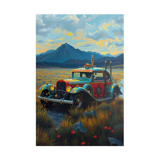 Vintage Steampunk Car Puzzle, Nostalgic Jigsaw Game for Adults 1014 pcs (Vertical) Puzzle The Puzzle Chest