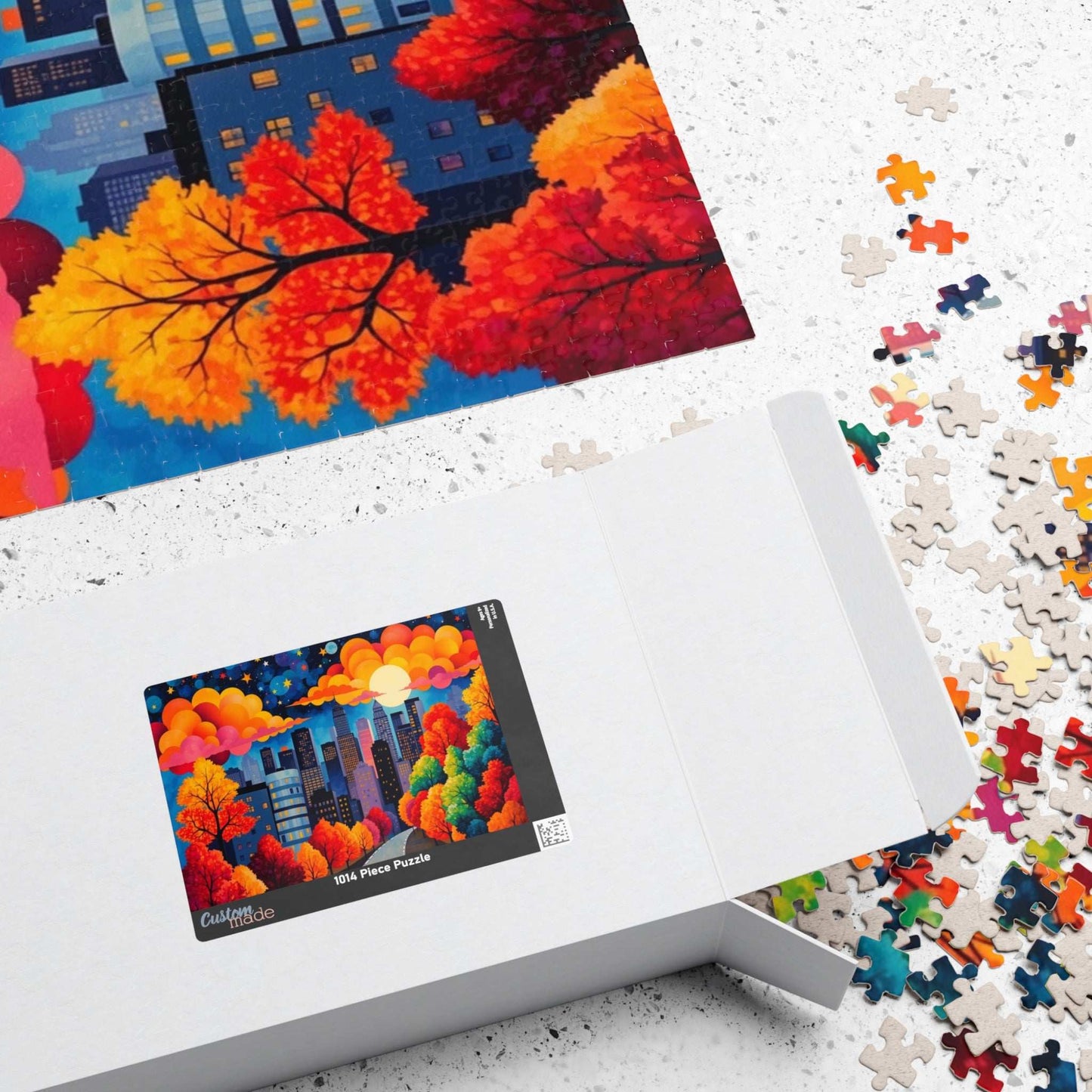 Manhattan New York City Skyline Jigsaw Puzzle | Adult Puzzle Game, Family Activity, Cityscape Puzzling Hobby Puzzle The Puzzle Chest