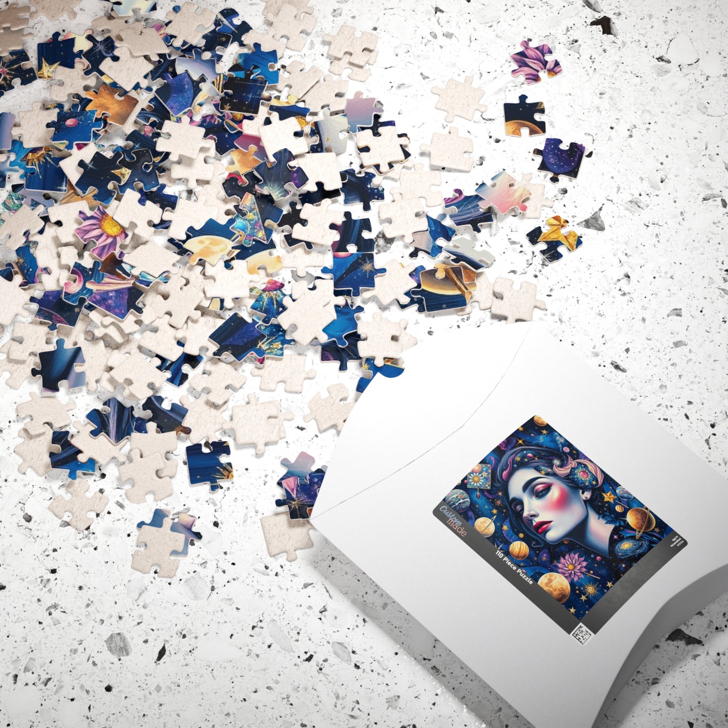 Celestial Elements Puzzle, Space-Themed Jigsaw Game, Family Activity, Quiet Pastime, Unique Gift for Space Lover Puzzle Enthusiast, Hobby Puzzle The Puzzle Chest