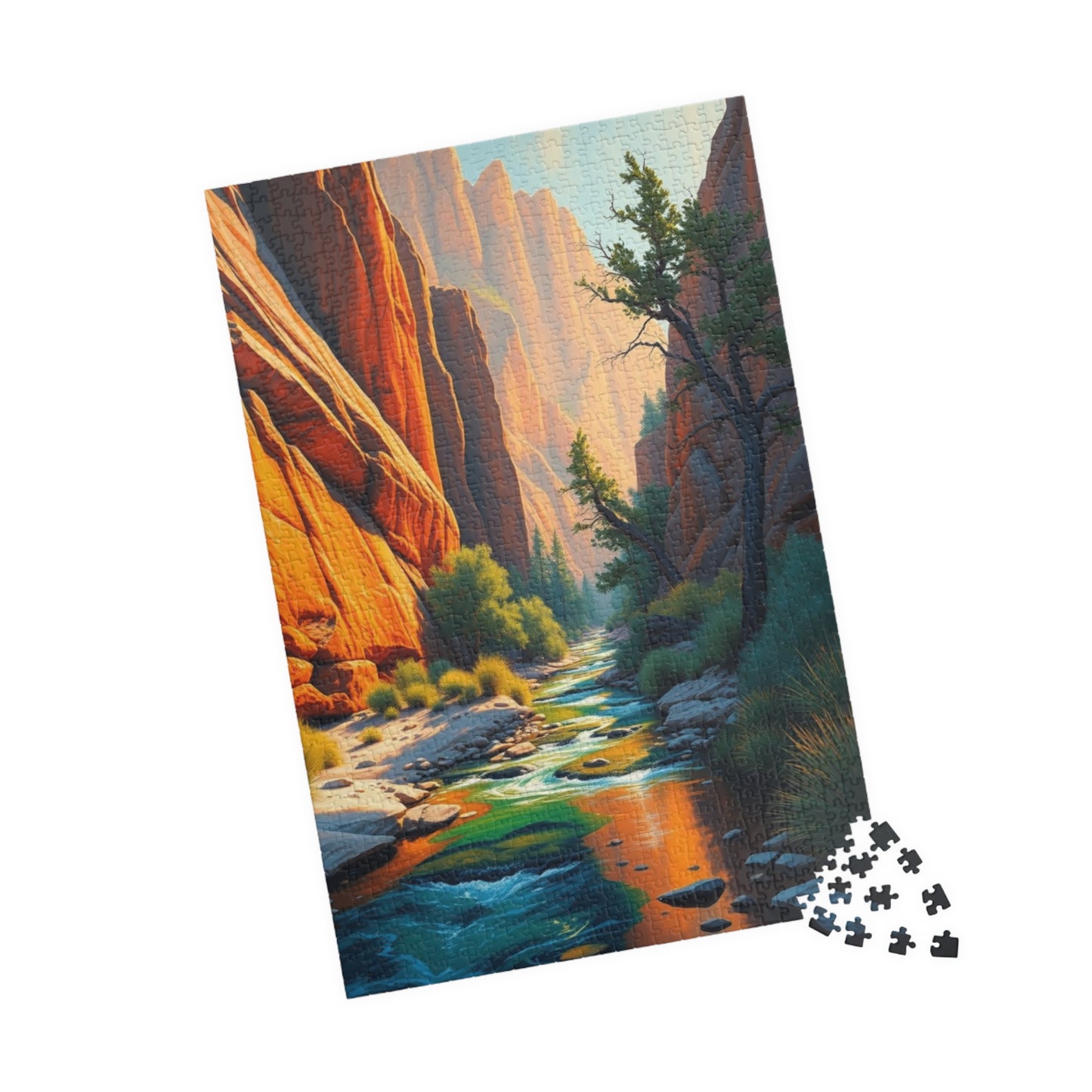 Scenic River Puzzle, 110-1014 Piece Jigsaw Game for Adults, Nature Lovers Gift, Family Game Night, Relaxing Art Decor Puzzle The Puzzle Chest