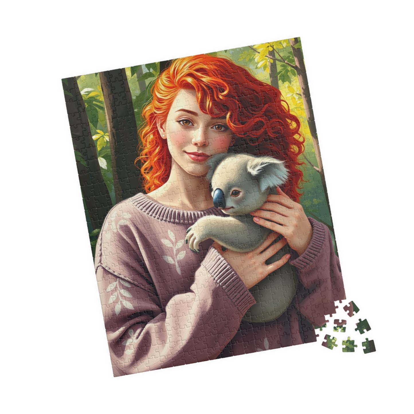 Koala Jigsaw Puzzle, Nature Wildlife Animal Theme Puzzle for Adults, Family Game Night Solo Fun, Gift for Friend, Relaxing Activity Puzzle The Puzzle Chest