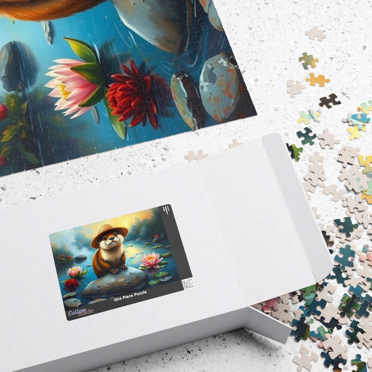 Adorable Otter Jigsaw Puzzle - Perfect for Family Fun, Gift for Nature Lover and Puzzle Enthusiasts, Brain Teaser Puzzle The Puzzle Chest