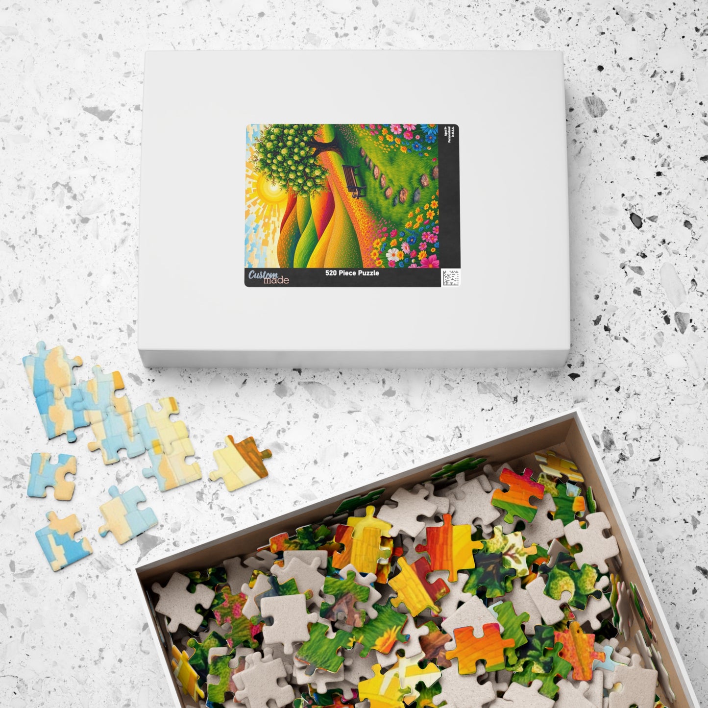 Serene Nature Mosaic Puzzle - 110, 252, 520, 1014-piece, Gift for Nature Lovers, Family Fun Activity Puzzle The Puzzle Chest