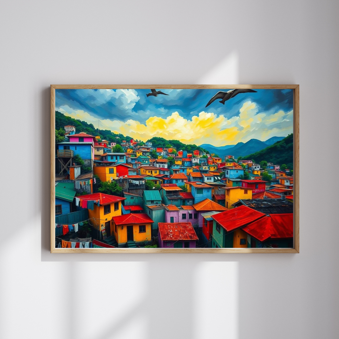 Rio de Janeiro Favela Jigsaw Puzzle for Adult Entertainment, Mindfulness Activity, Holiday Birthday Gift for Friends, Cityscape Puzzle Puzzle The Puzzle Chest