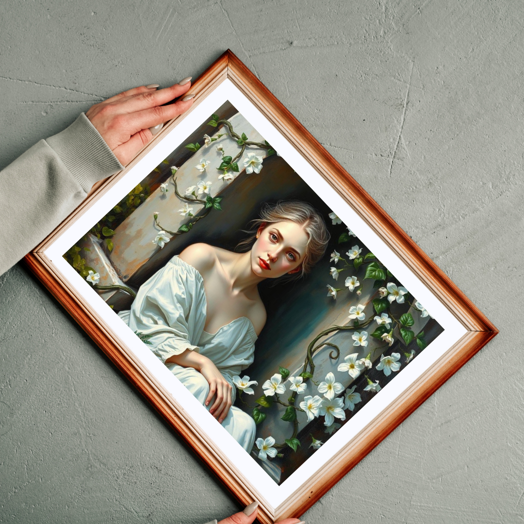 Eternal Vigil Jigsaw Puzzle - Woman by Gravesite, Gothic Puzzle, Dark Fantasy Puzzle, Gift for Art Lover, Home Entertainment, Brain Teaser Puzzle The Puzzle Chest