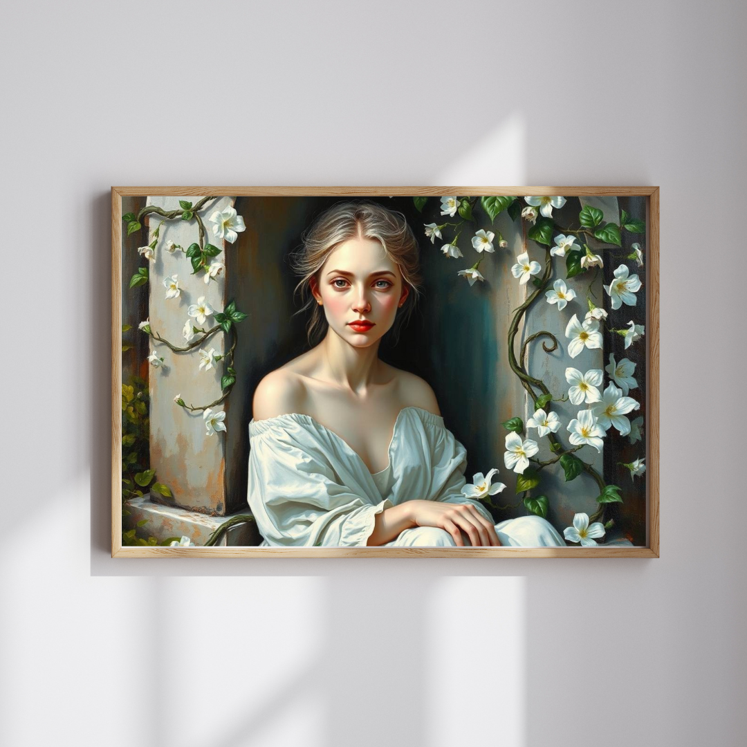 Eternal Vigil Jigsaw Puzzle - Woman by Gravesite, Gothic Puzzle, Dark Fantasy Puzzle, Gift for Art Lover, Home Entertainment, Brain Teaser Puzzle The Puzzle Chest