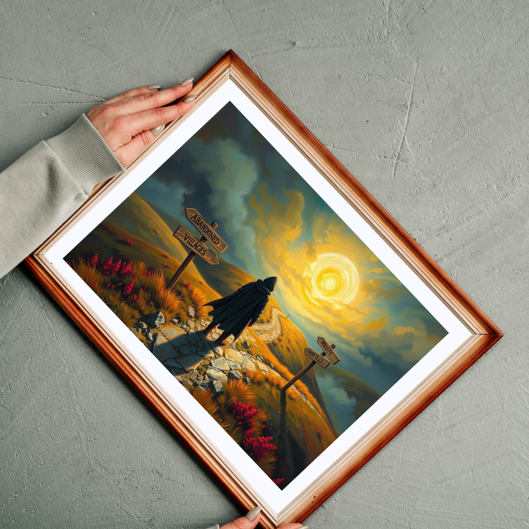 Crossroads of the Forsaken Jigsaw Puzzle, Gothic Puzzle, Mystical Journey Puzzle, Perfect for Game Night, Solo Fun, Gifts, and Home Decor Puzzle The Puzzle Chest