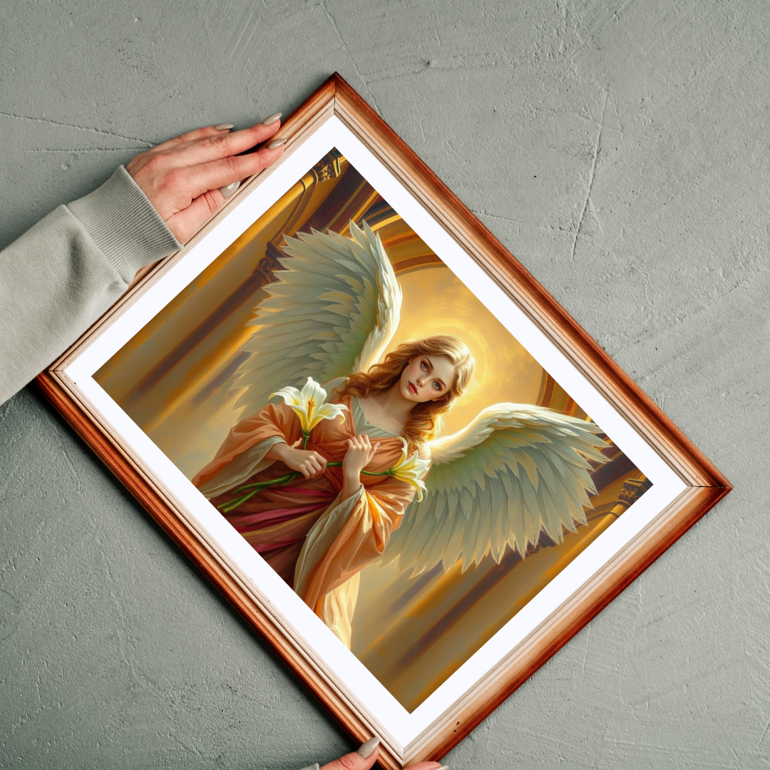 Golden Benediction Jigsaw Puzzle, Angel Puzzle, Religious Puzzle, Catholic Puzzle Gift for Puzzle Lover, Great for Indoor Home Entertainment Puzzle The Puzzle Chest