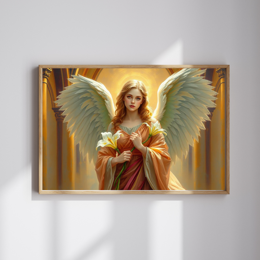 Golden Benediction Jigsaw Puzzle, Angel Puzzle, Religious Puzzle, Catholic Puzzle Gift for Puzzle Lover, Great for Indoor Home Entertainment Puzzle The Puzzle Chest