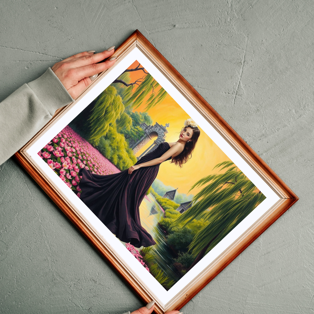 Lilywater Reverie Jigsaw Puzzle, Elegant Landscape Puzzle, Woman Art Holiday or Birthday Gift for Adult, Solo or Family Fun, Creative Hobby Puzzle The Puzzle Chest