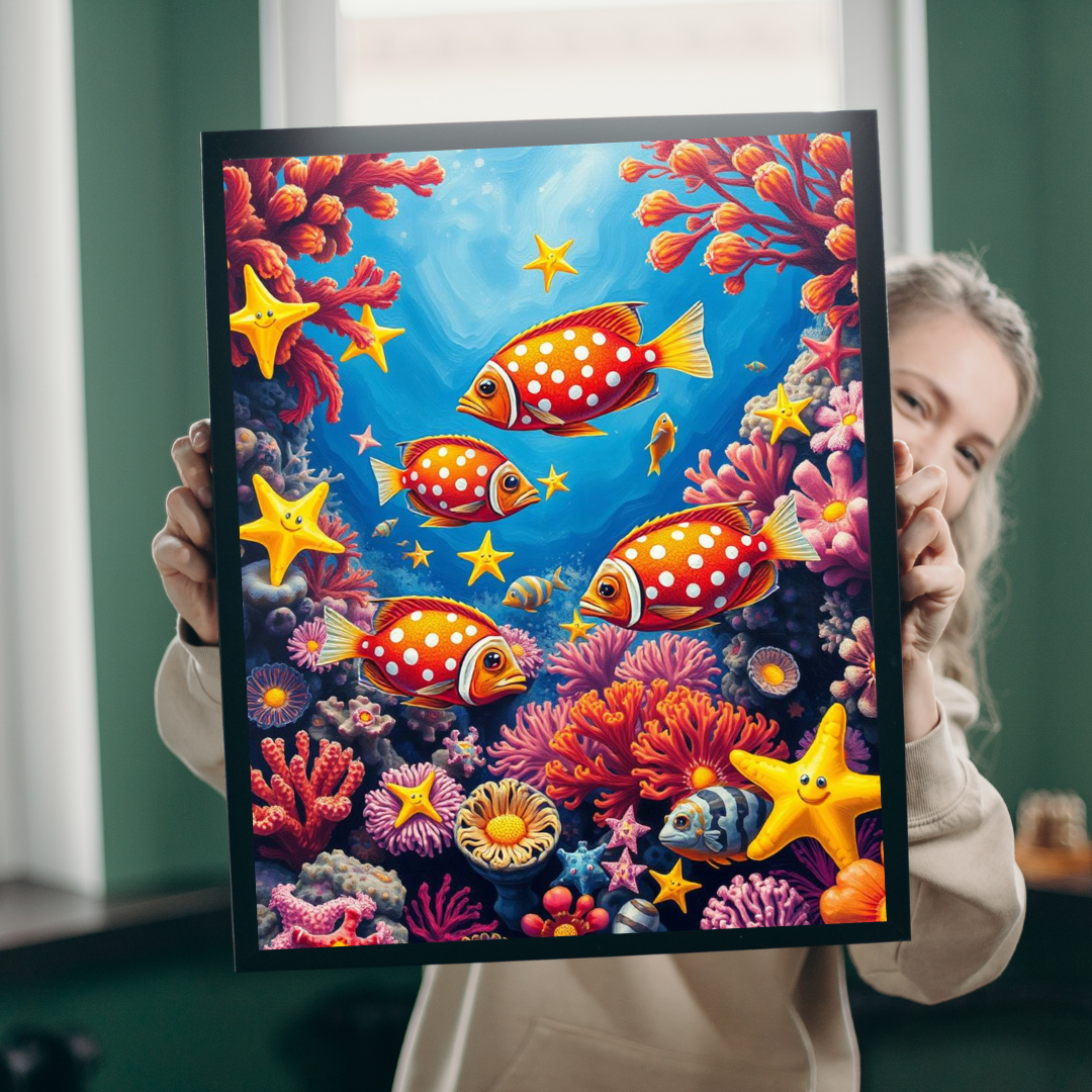 Ocean Puzzle with Tropical Fish, Colorful Underwater Jigsaw Puzzle for Adult, Fun Family Activity, Creative Birthday Holiday Gift for Friend Puzzle The Puzzle Chest