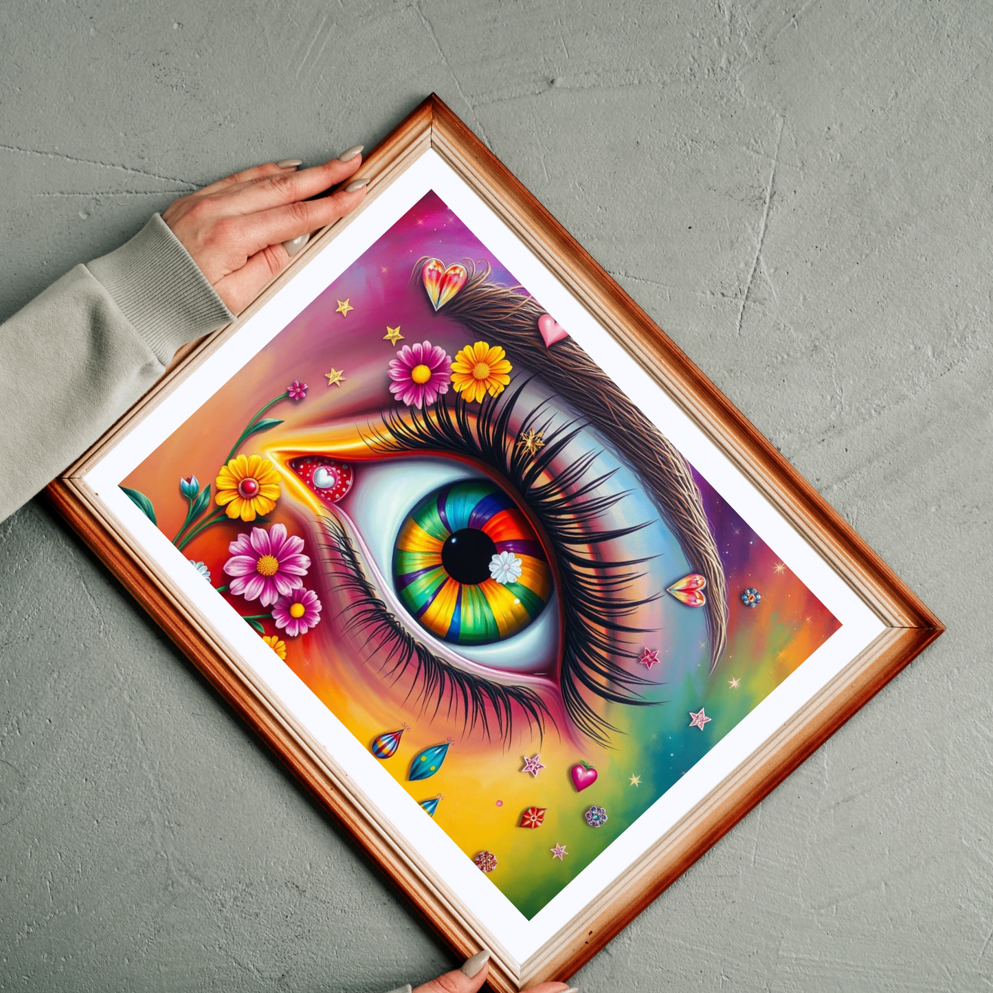 Watchful Heart - LGBTQ+ Pride Surreal Jigsaw Puzzle, Rainbow Eye Puzzle, Colorful Pride Puzzle for Holiday Birthday Pride Month Gift Puzzle The Puzzle Chest