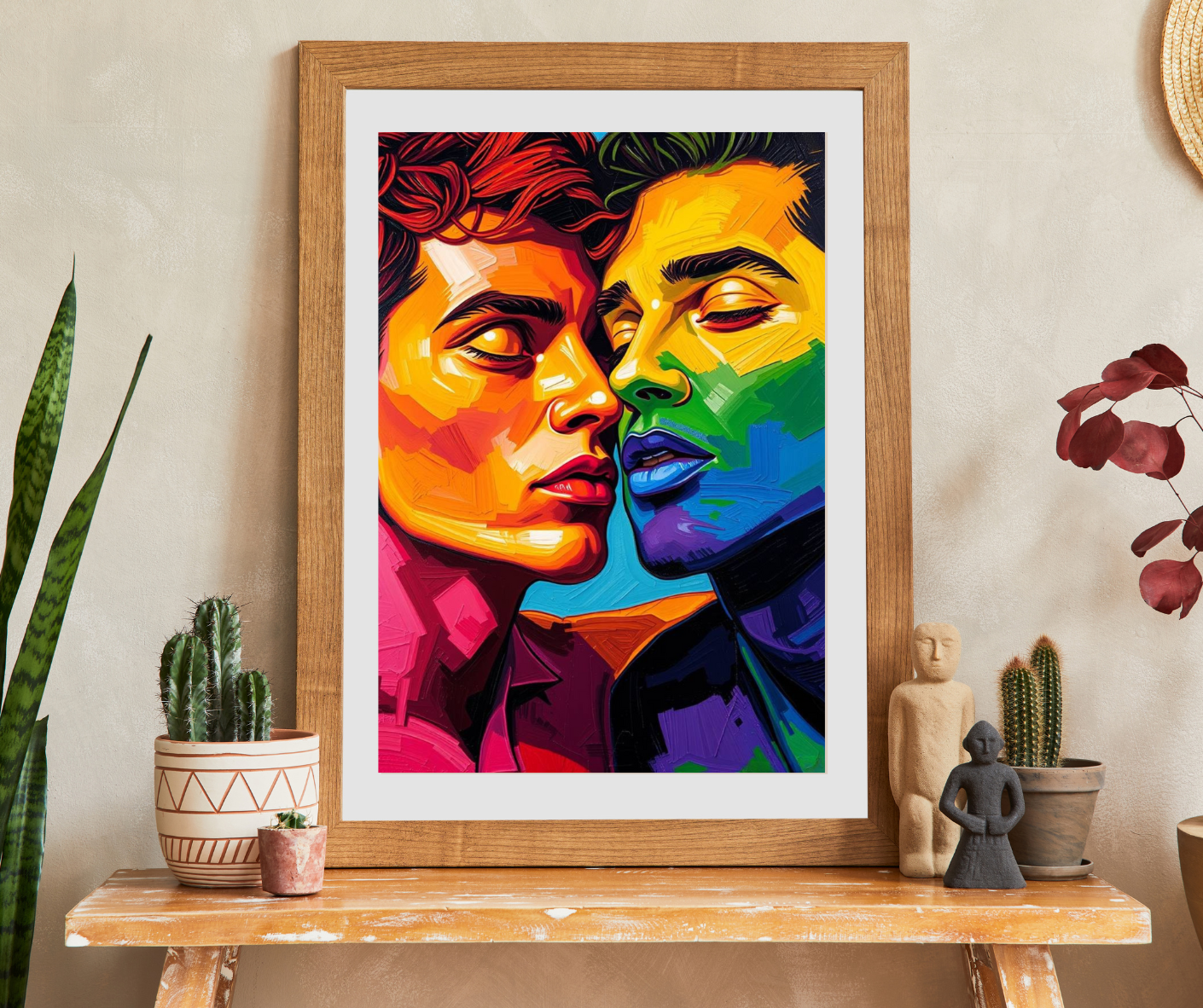 United in Color Jigsaw Puzzle - Pride Portrait, LGBTQ Art Rainbow Faces, Pride Gift for Puzzle Lover, Friends, Family or Solo Fun Puzzle The Puzzle Chest