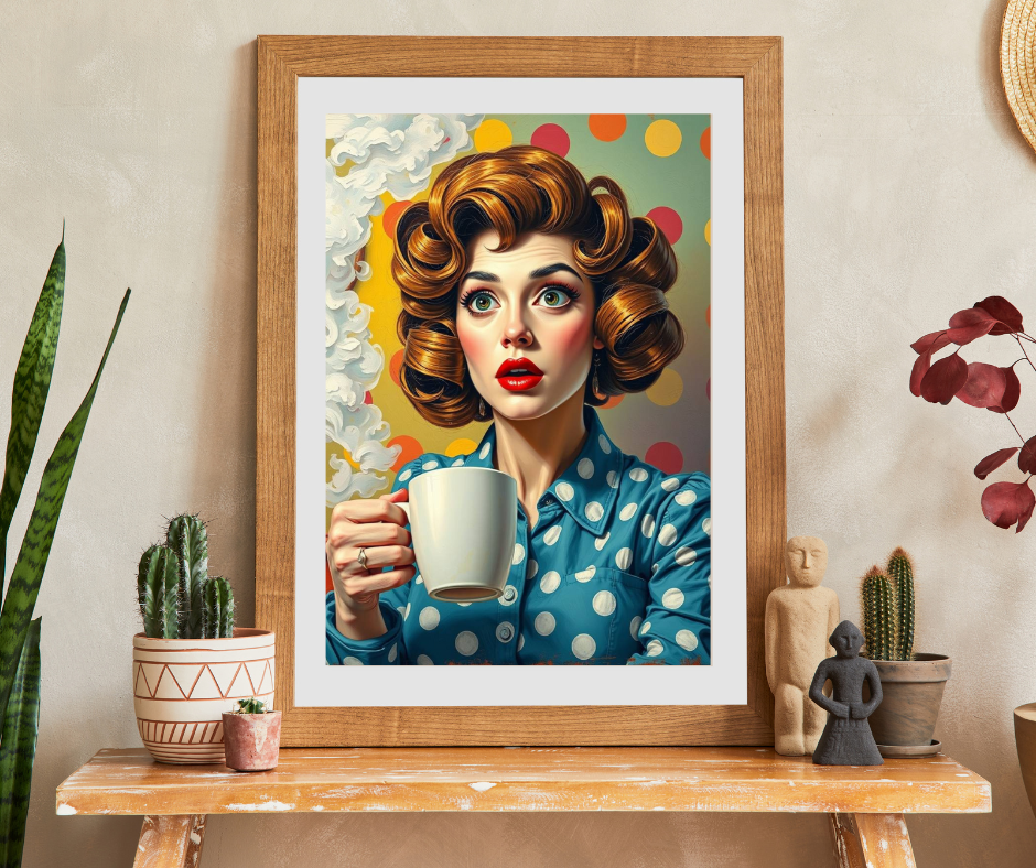 Retro Style Puzzle with Vintage Woman, 110-520 Piece Jigsaw, Perfect for Family Game Night, Nostalgic Gifts for Puzzle Lovers