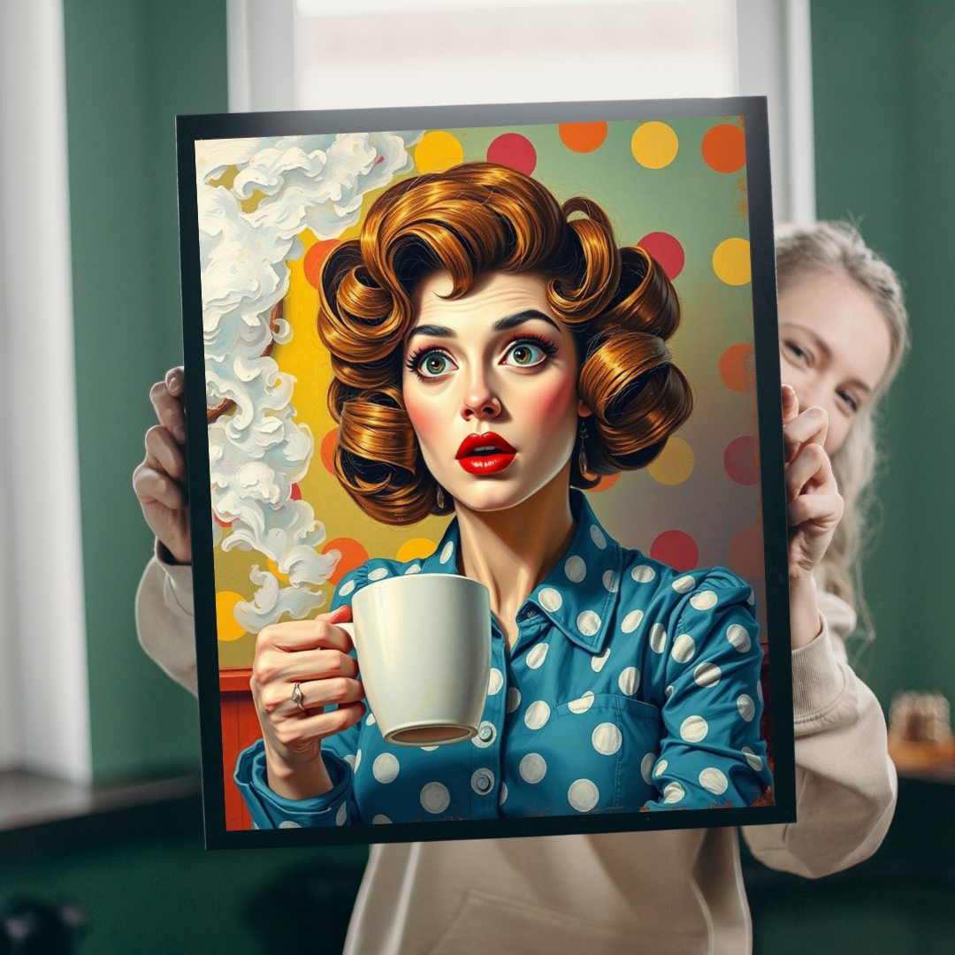 Retro Style Puzzle with Vintage Woman, 110-520 Piece Jigsaw, Perfect for Family Game Night, Nostalgic Gifts for Puzzle Lovers