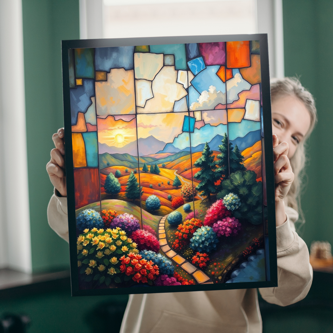 Chromatic Vale Landscape Puzzle, 110-1014 Piece Adult Jigsaw, Scenic Nature Art, Gift for Puzzle Lover, Mindfulness Activity, Brain Teaser