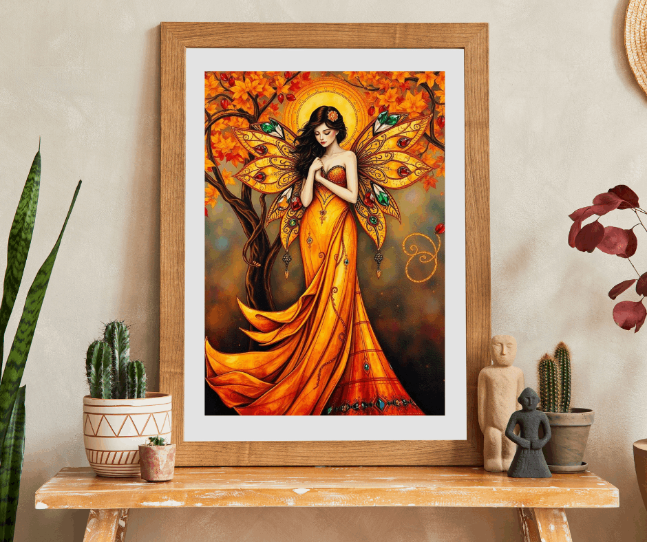Bejeweled Autumn Fairy Jigsaw Puzzle, Mythical Fantasy Art, 110-1014 Pieces, Enchanting Unique Gift for Puzzle Lover, Family Fun Activity Puzzle The Puzzle Chest