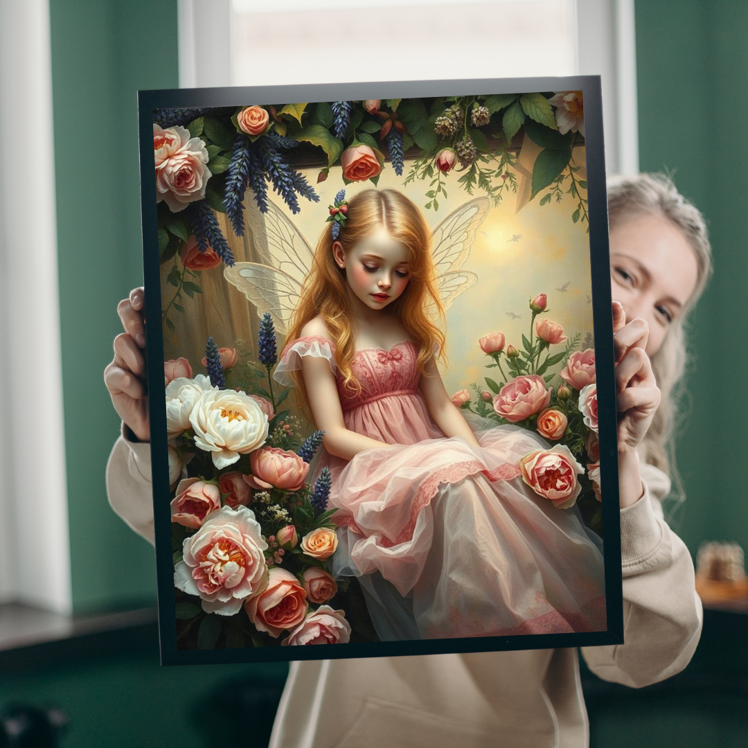 Peony and Rose Fairy Themed Puzzle - Enchanting 110-1014 Piece Mindful Jigsaw Gift for Adult Fantasy Puzzle Lover, Family or Solo Fun