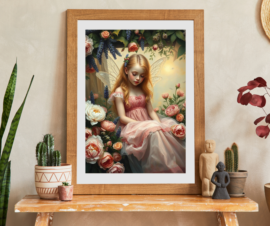 Peony and Rose Fairy Themed Puzzle - Enchanting 110-1014 Piece Mindful Jigsaw Gift for Adult Fantasy Puzzle Lover, Family or Solo Fun
