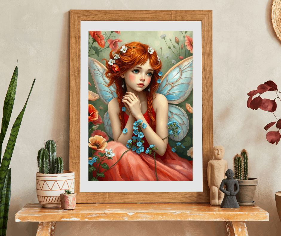 Auburn Flower Fairy Puzzle - Summer Garden Fantasy Jigsaw with Wildflowers, 110-1014 Piece Puzzle Lover Gift for Mindful Family or Solo Fun