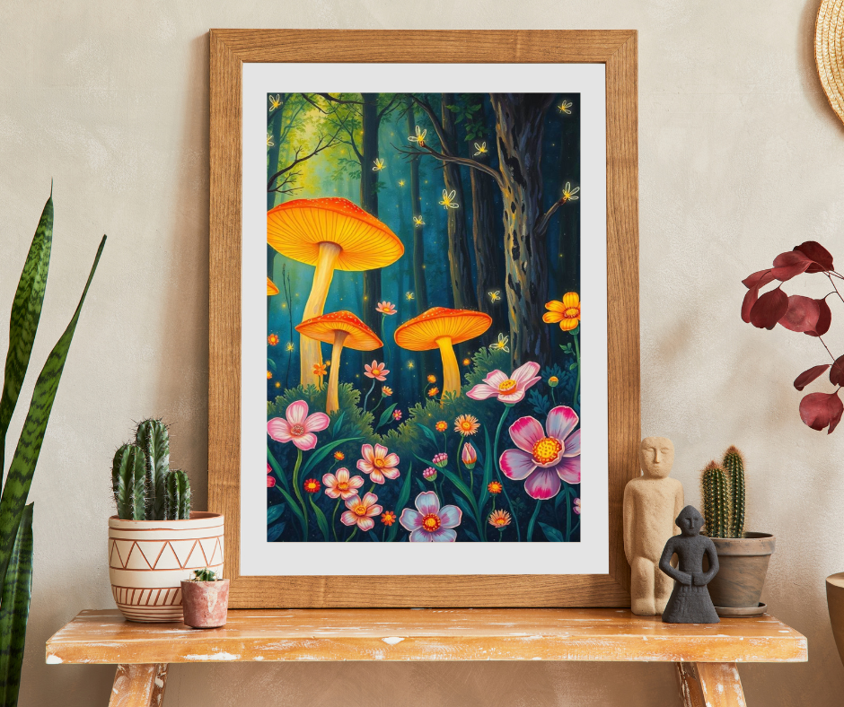 Mushroom Forest Puzzle, Nature-Themed Jigsaw Game, 110-1014 Piece Family or Solo Fun, Holiday Birthday Gift for Nature Lover, Friend Puzzle The Puzzle Chest