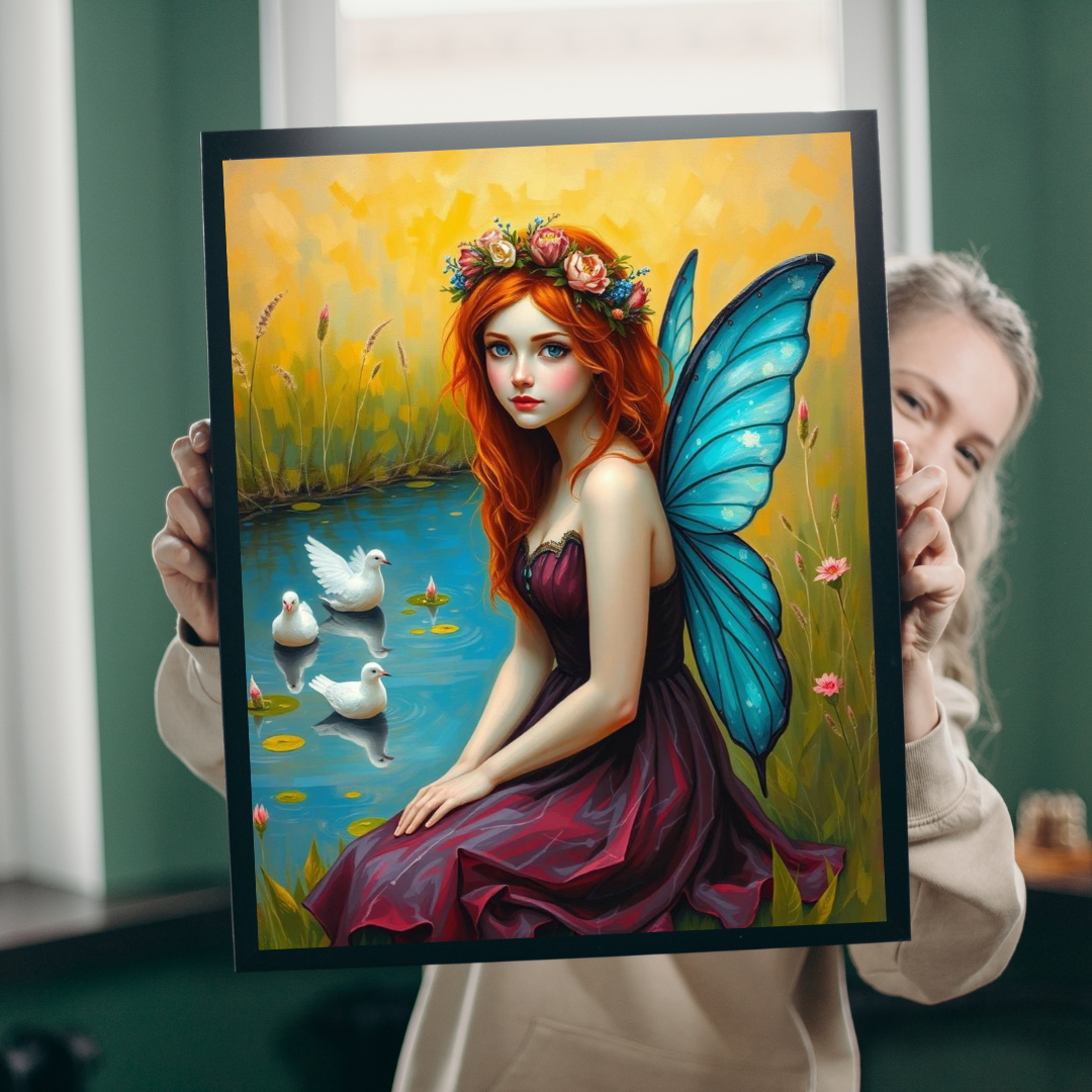 Reflective Spring Pond Fairy Jigsaw Puzzle 110-1014 Pieces, Ideal for Family Activity, Holiday Birthday Gift for Puzzle Lover, Brain Teaser