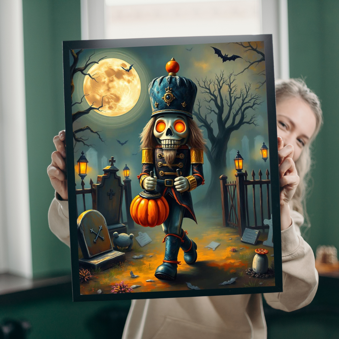 Nutcracker Midnight March - Spooky Halloween Puzzle, 110, 252, 520, 1014-piece Jigsaw Fun Family Activity, Holiday Birthday Gift for Friend