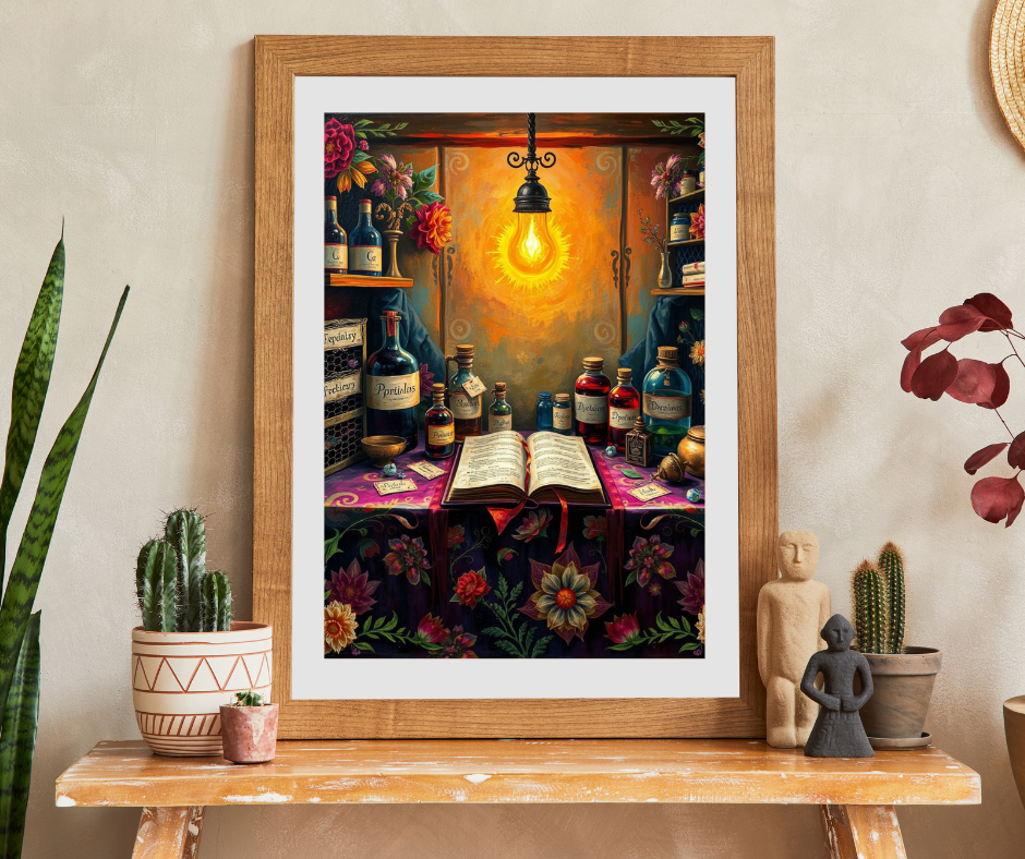 Wizards Apothecary Lab Jigsaw Puzzle, Perfect for Family Fun, Puzzle Lover Holiday Birthday Gift, Halloween Home Décor, Creative Activity