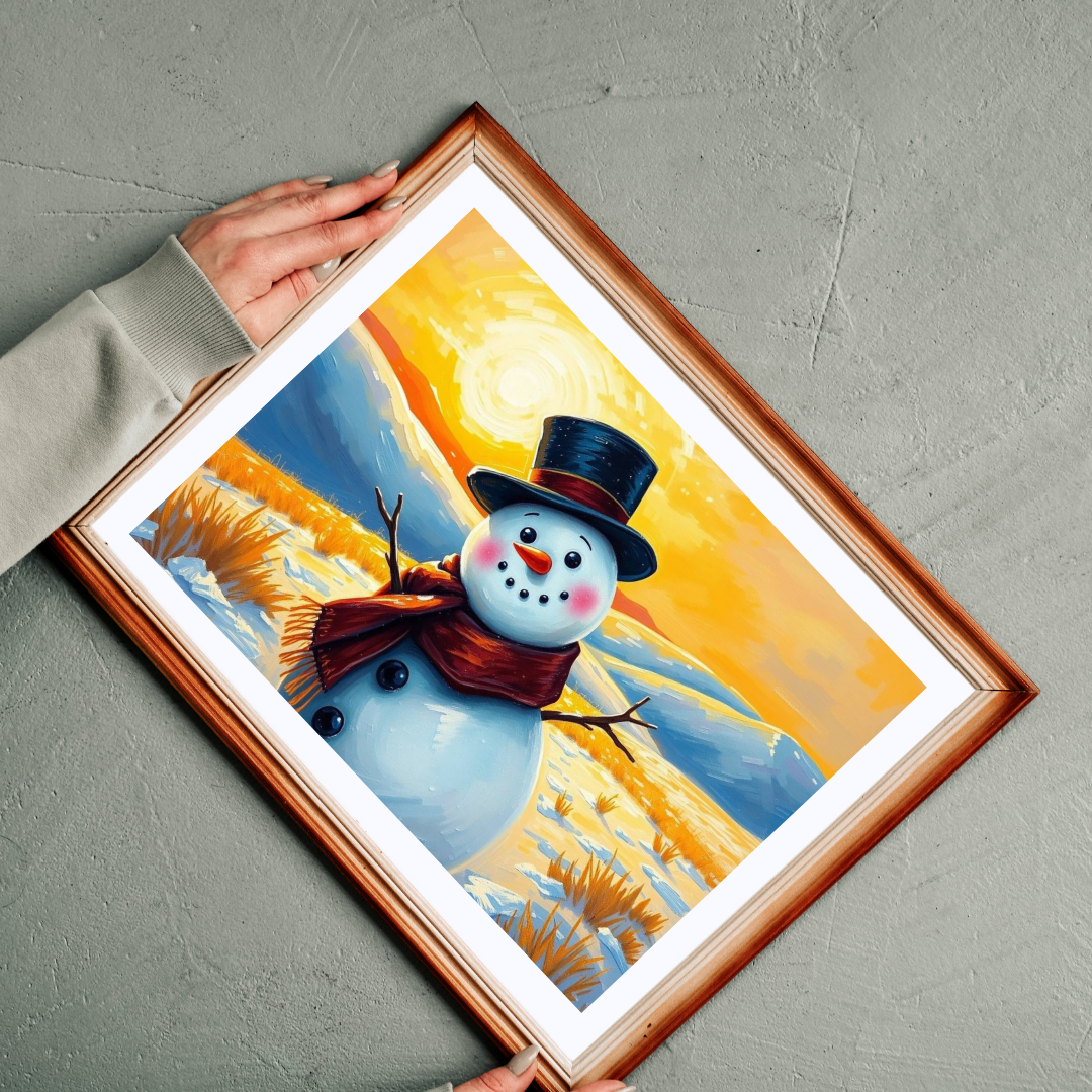Lonely Snowman Puzzle, 110-1014 Piece Nostalgic Winter Jigsaw Game for Adults, Family Fun, Holiday Entertainment, Gift for Puzzle Lovers