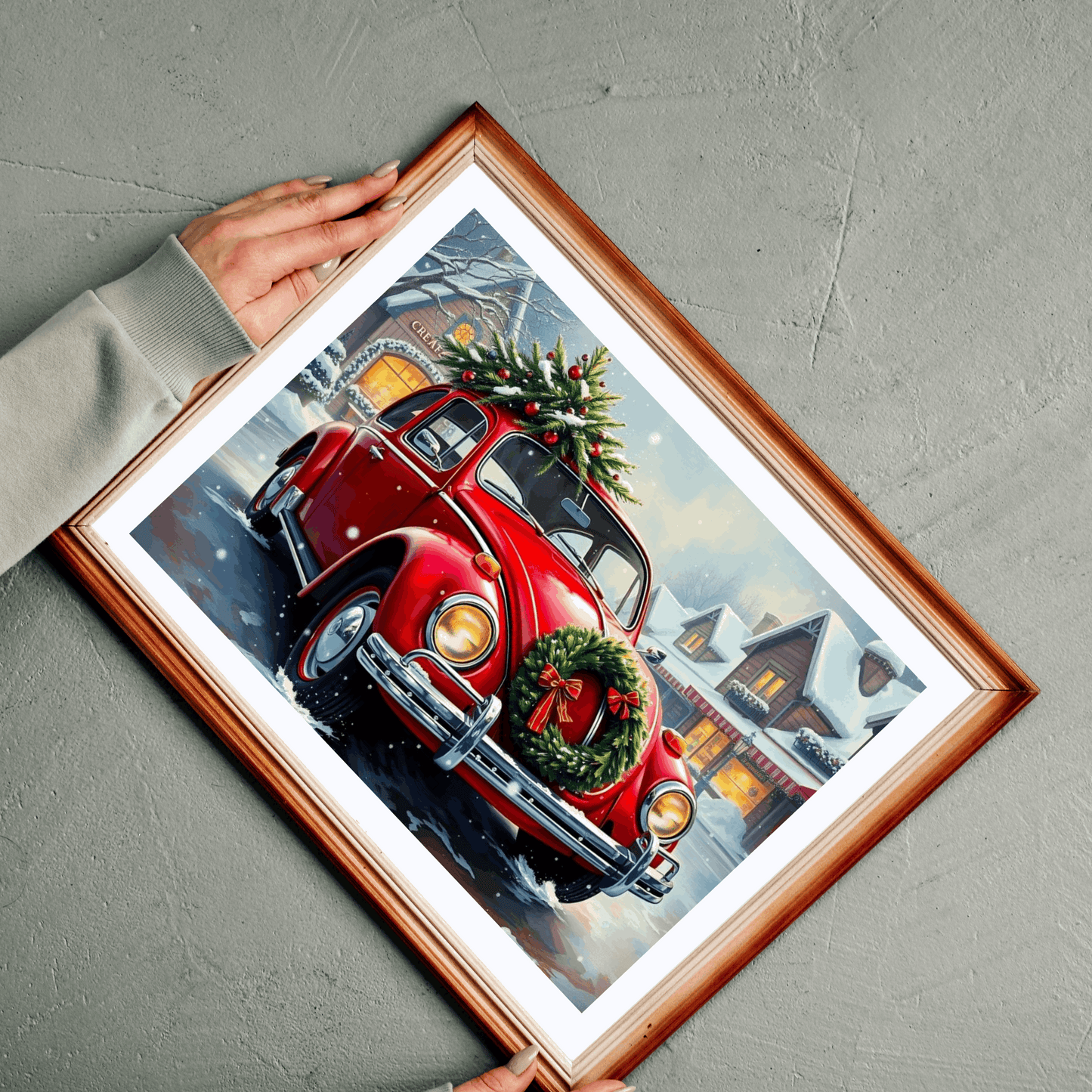 Winter Wonderland Jigsaw Puzzle - Christmas Vintage Car Theme, Retro Auto Holiday Gift for Families, Solo Winter Fun, 110-1014 Piece Puzzle The Puzzle Chest