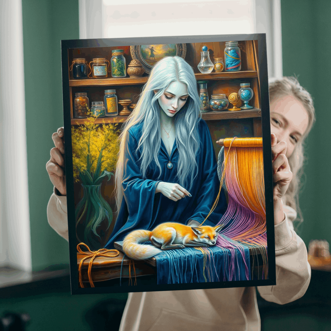 Threads of Magic Jigsaw Puzzle - Witch Puzzle, 110, 252, 520, 1014-piece Puzzle Lover Gift, Family Game Night, Therapy Activity, Halloween Puzzle The Puzzle Chest
