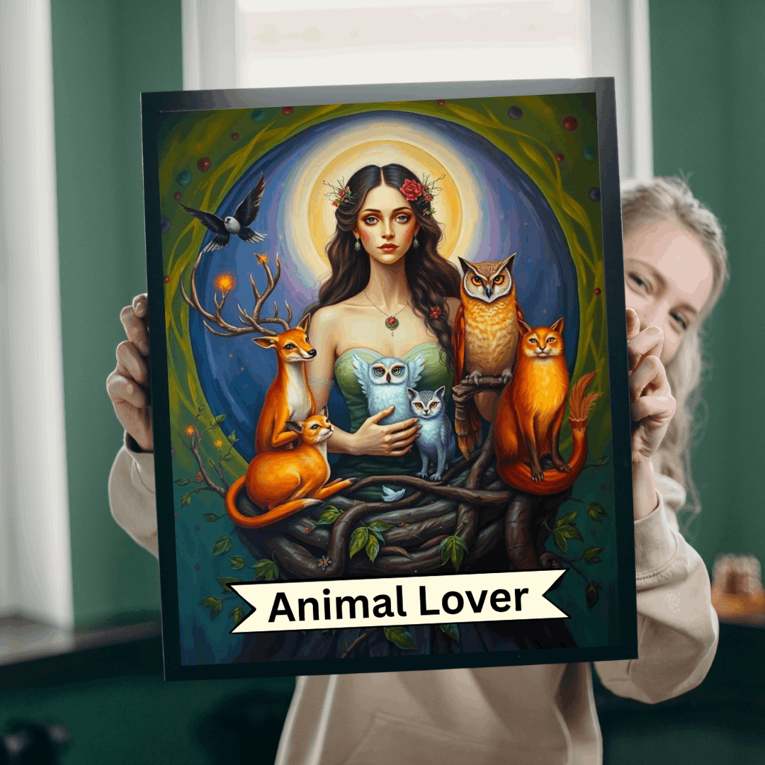 The Animal Lover Jigsaw Puzzle - Tarot Style Game for Puzzle Loving Wildlife Enthusiast Puzzle The Puzzle Chest