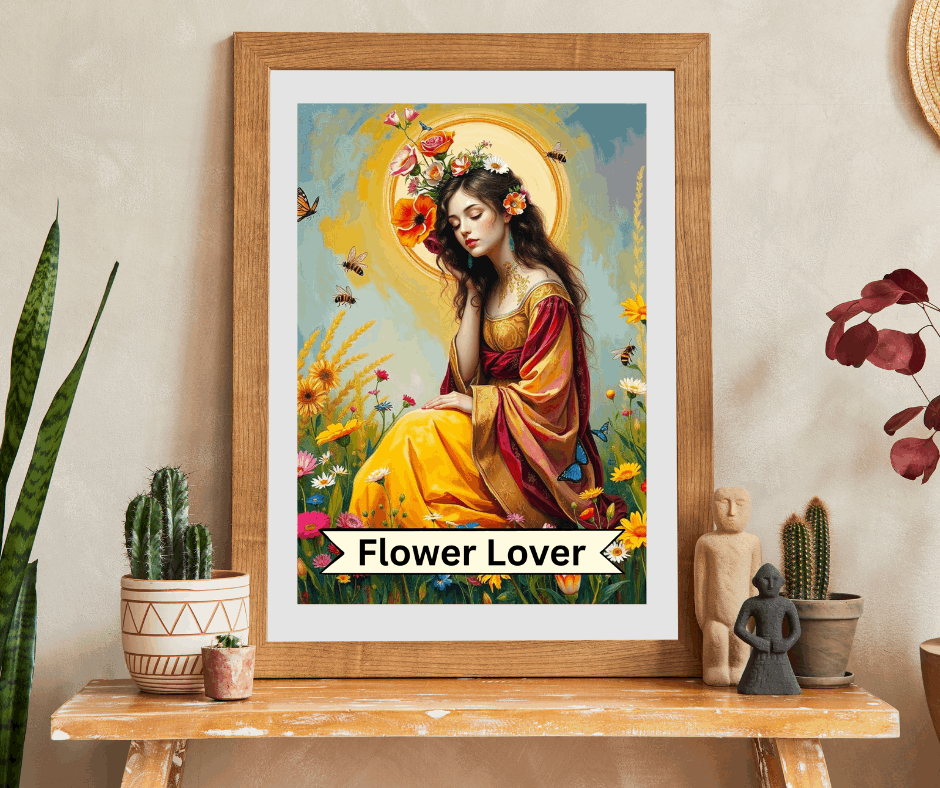 The Flower Lover Jigsaw Puzzle - Tarot Style Game for Floral/Flowers Lovers Puzzle The Puzzle Chest