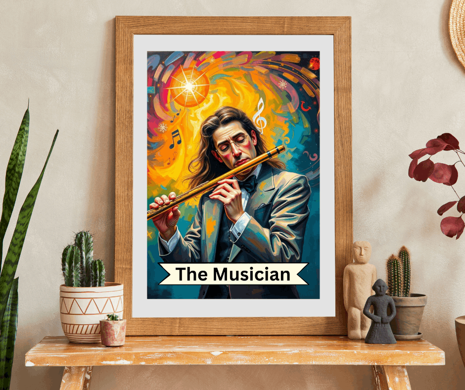 The Musician Jigsaw Puzzle - Tarot Style Game for Musicians/Music Lovers