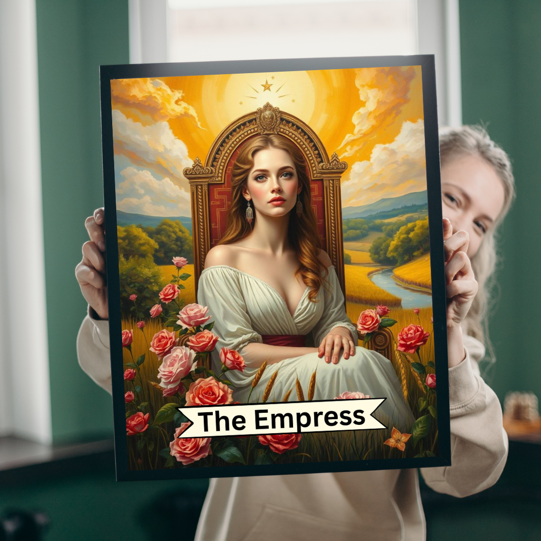 The Empress Tarot Jigsaw Puzzle: Art Lover Gift, Family Game Night