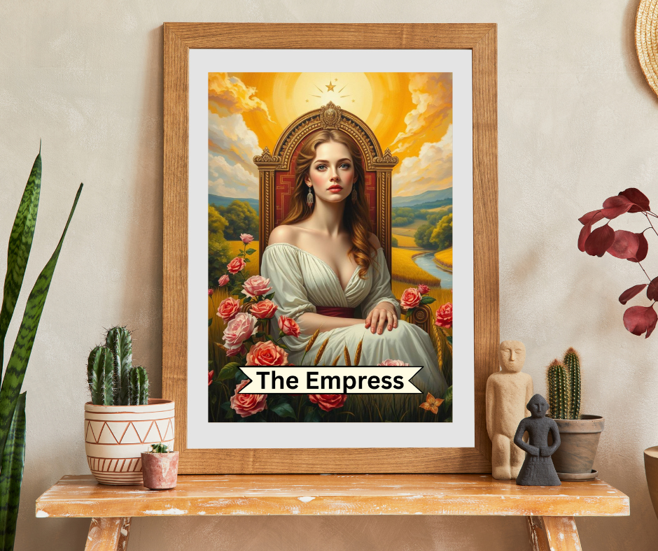The Empress Tarot Jigsaw Puzzle: Art Lover Gift, Family Game Night