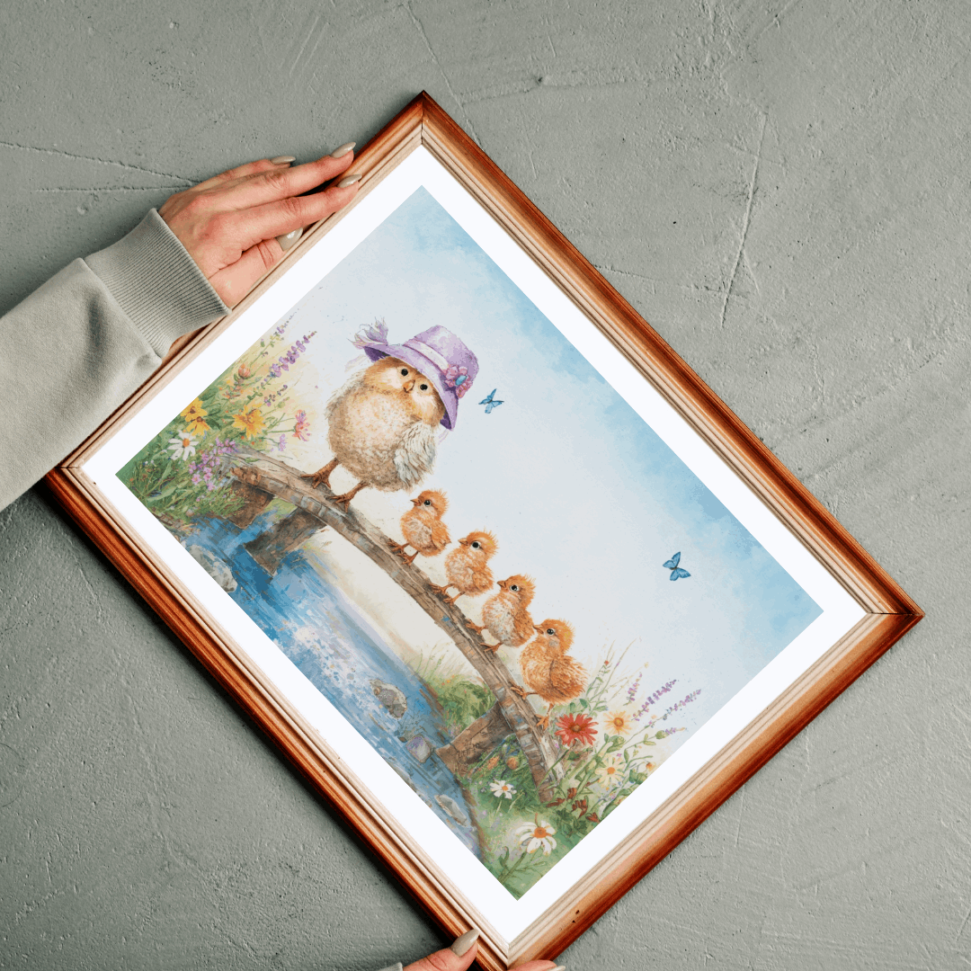 Great Chicken Parade Jigsaw Puzzle - Chick Family Marching, Ideal Game for Family Activity, Holiday Birthday Gift for Friend, Brain Teaser Puzzle The Puzzle Chest
