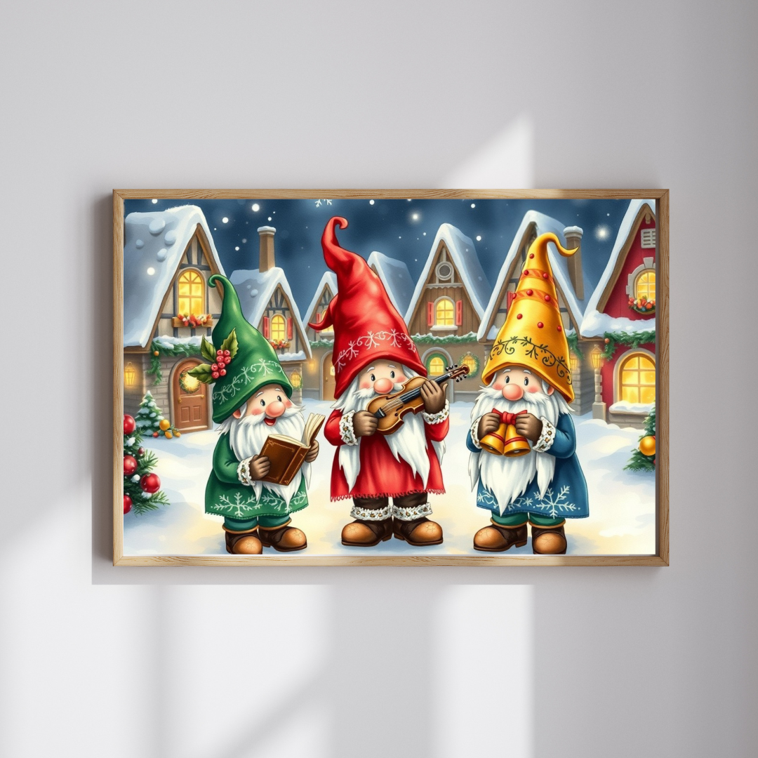 Christmas Gnome Puzzle - Festive Winter Holiday Jigsaw Puzzle Puzzle The Puzzle Chest